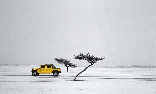 Photograph Ezra Gozo Mansur Car 4 on One Eyeland